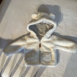 White newborn coat